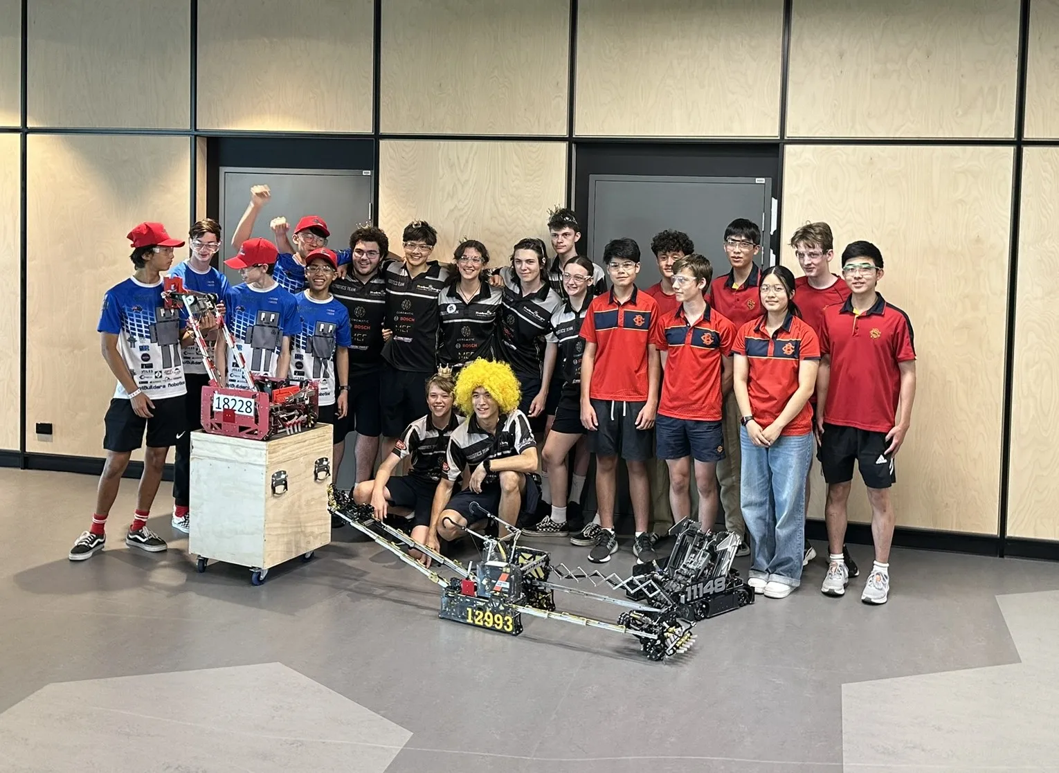 11148 Barker Greybacks after winning the 2023 National Championship