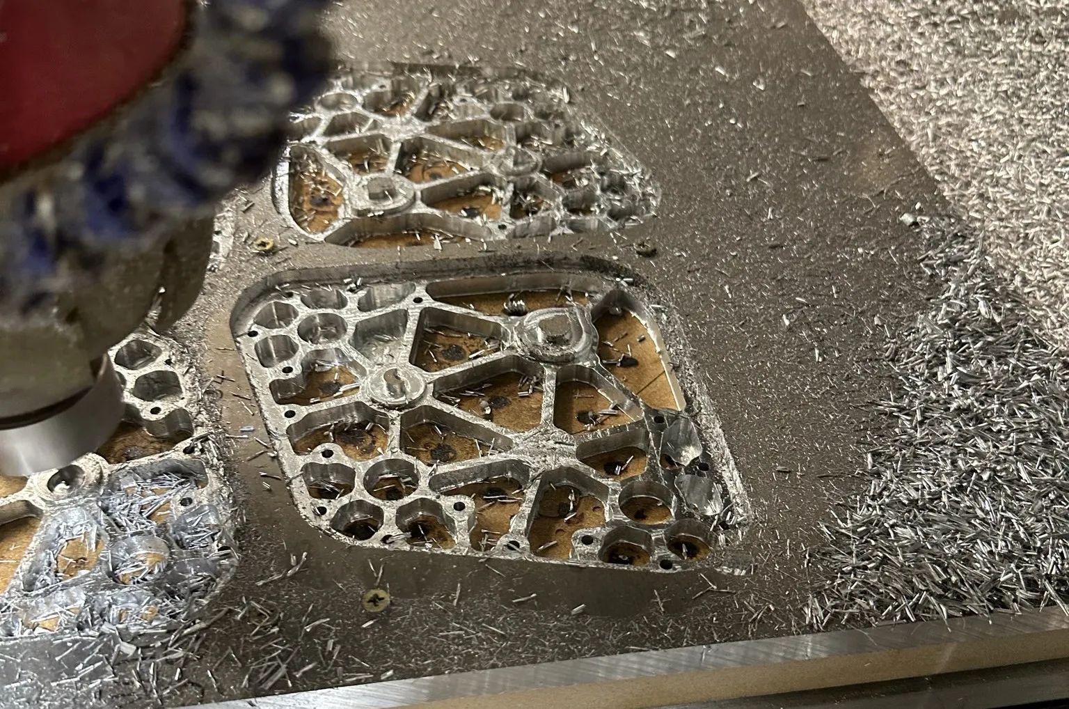 Custom FRC swerve module hardware in progress