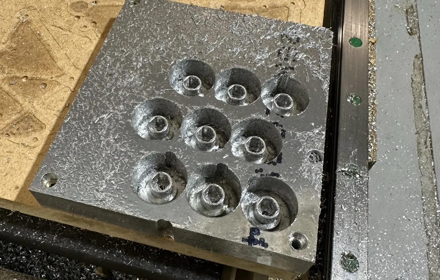 Bevel gear blanks during manufacture