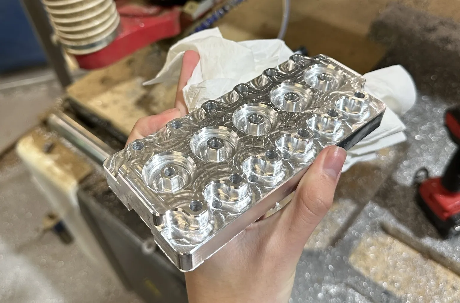 Machined pallet for FTC bevel gears