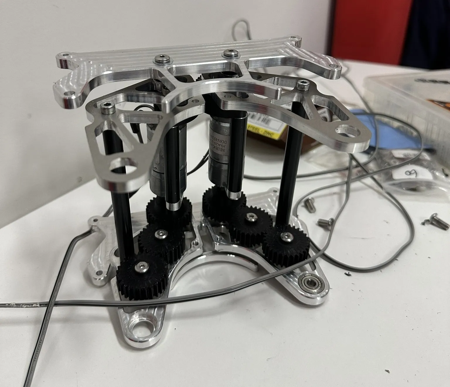 Assembled DESN1000 underwater ROV intake mechanism