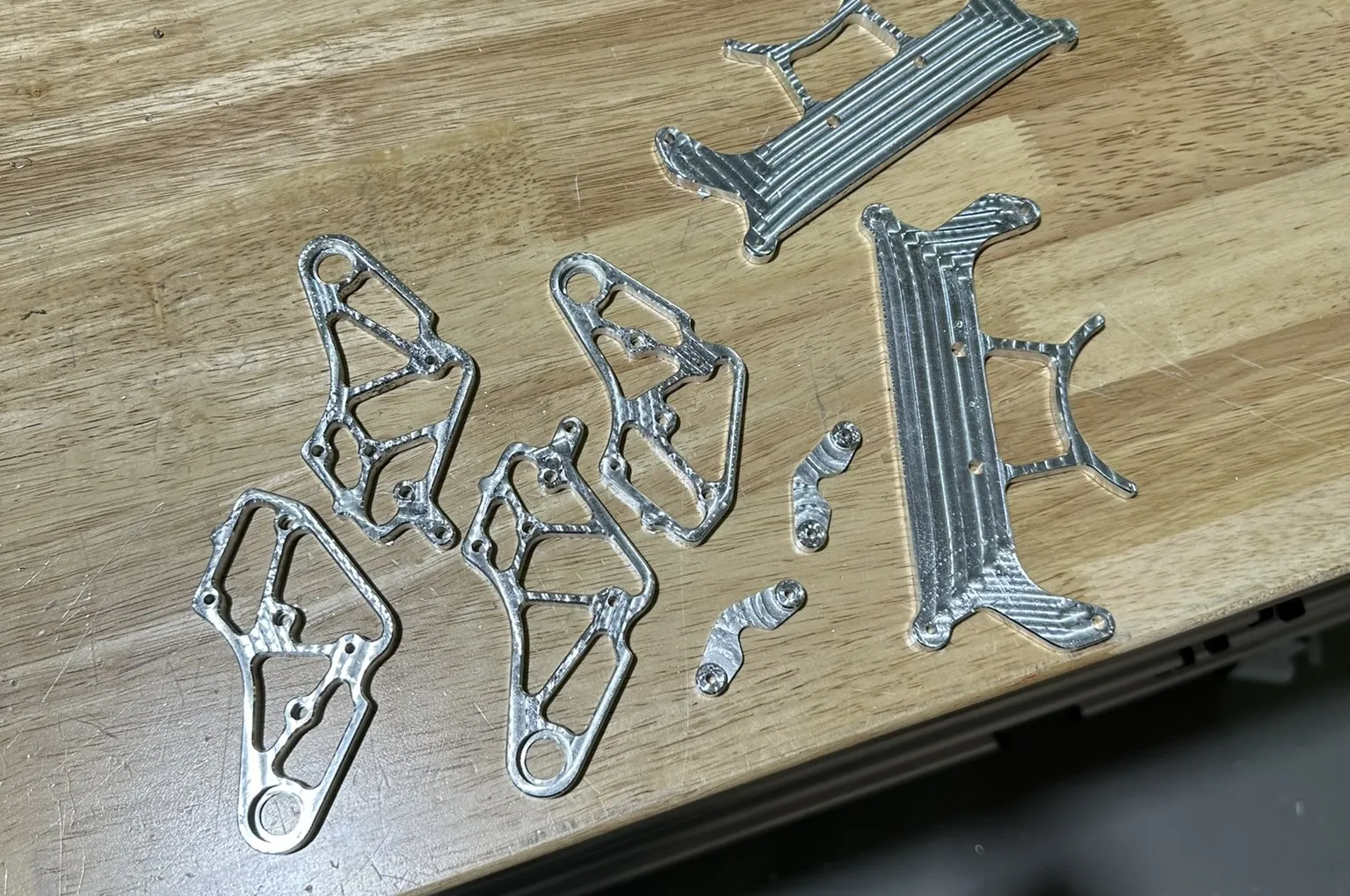 Machined parts for the DESN1000 underwater ROV intake