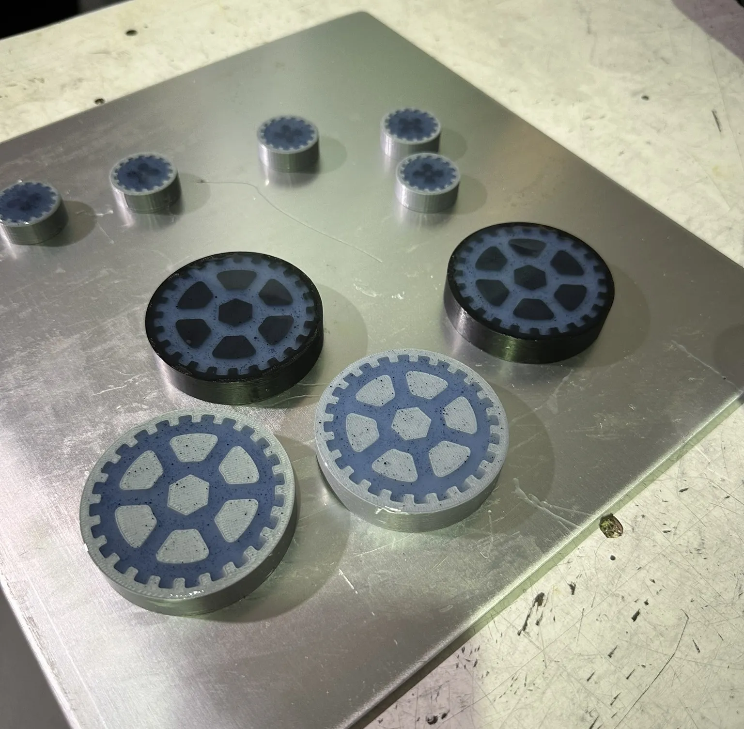 Custom intake wheels for the DESN1000 underwater ROV