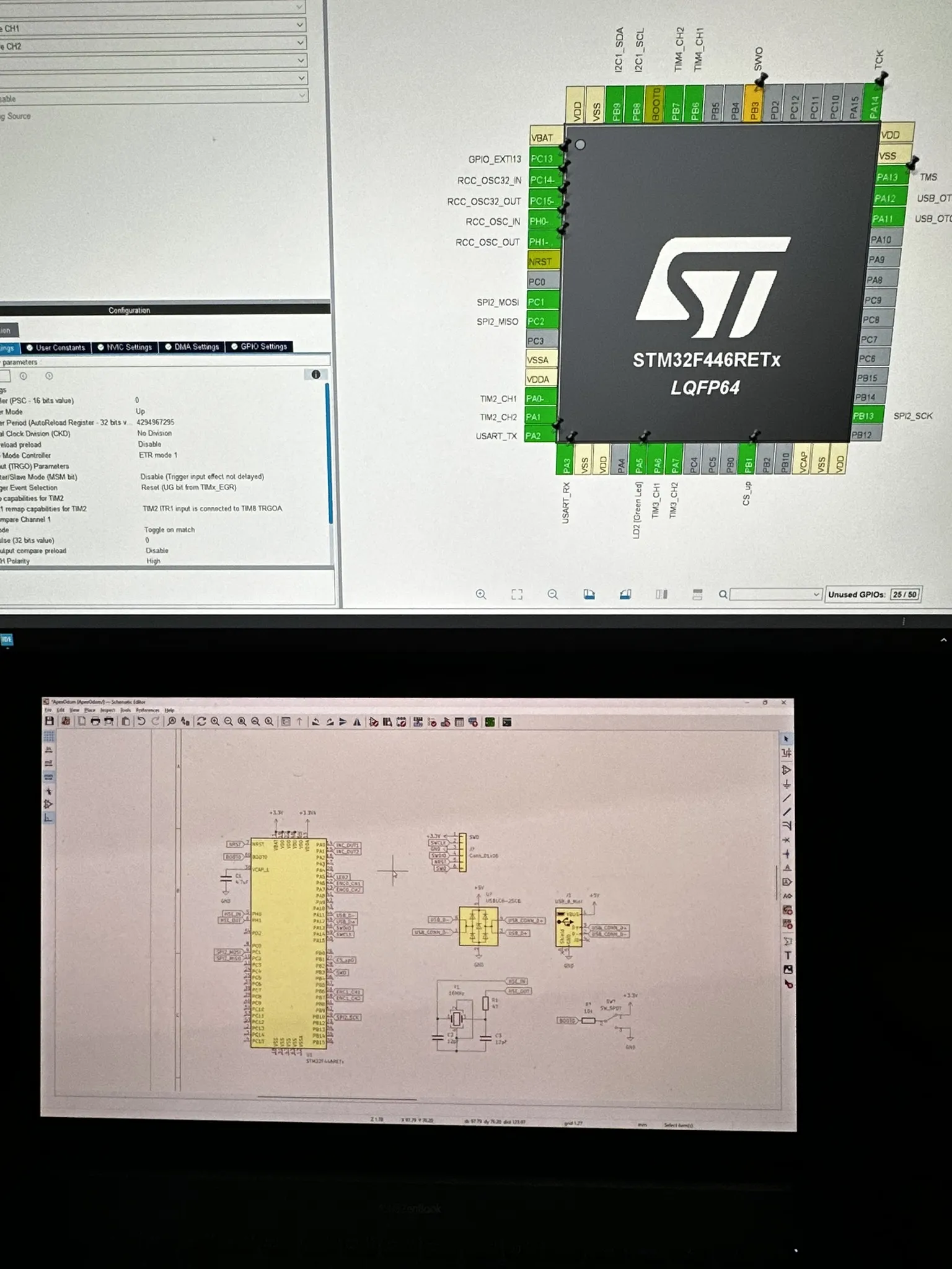 STM32 odometry computer peripheral setup