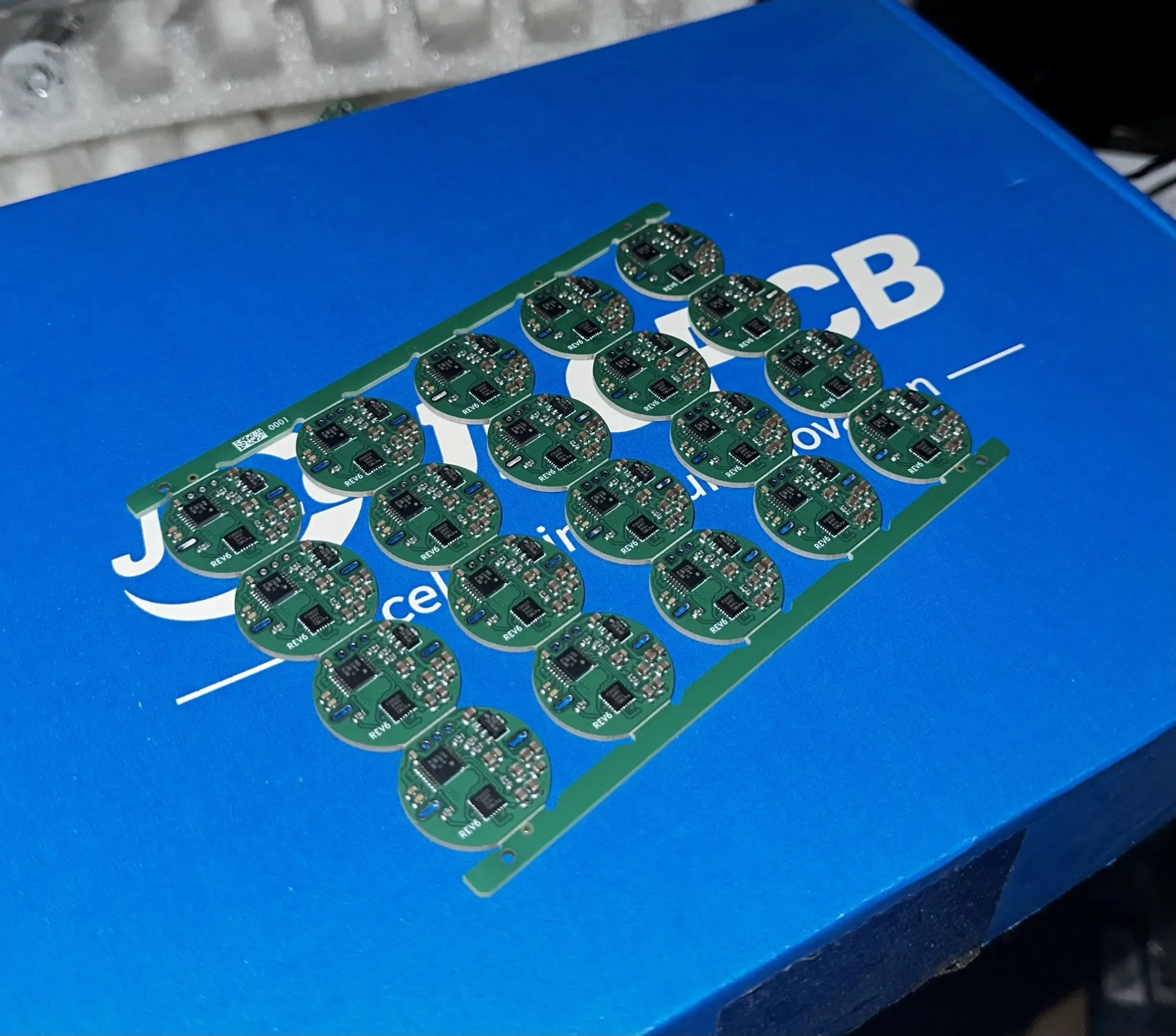 Panelised Super Servo Plus PCB array